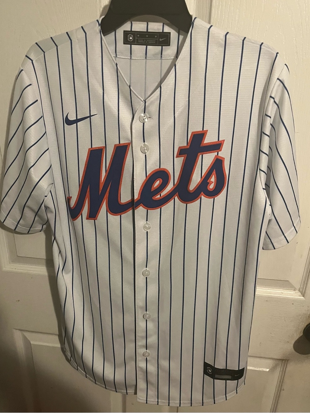 Nike Pete Alonso White limited Baseball Jersey with Blue & Orange MLB Logo